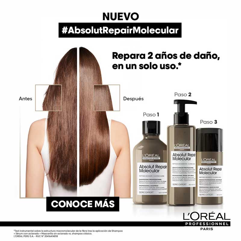 Loreal Keratina Profesional Shampoo Shock De Keratina Loreal