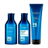 Pack Para Cabello Dañado Redken Extreme Shampoo 300 ml + Acondicionador 300 ml + Mascarilla 250 ml + Regalo Neceser