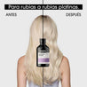 Shampoo L' Oréal Professionnel Chroma Creme Purple Dyes 300 ml - Matizador Morado para cabello rubio