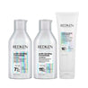 Pack Para Cabello Dañado Redken Acidic Bonding Concentrate Shampoo 300 ml + Acondicionador 300 ml + Mascarilla Líquida 5 minutos 250 ml