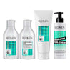 Pack Para Cabello Rizado Redken Acidic Bonding Curls Shampoo 300 ml + Acondicionador 300 ml + Leave In 150 ml + Crema Hidratante 250 ml