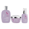 Pack Para Cabello con Frizz Alfaparf Semi Di Lino Smoothing Shampoo 250ml + Mascarilla 250ml + Crema Alisadora 125ml