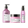 Pack Para Cabello con Frizz L'Oréal Liss Unlimited Shampoo 500 ml + Mascarilla 250 ml + Serum 125ml