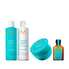 Pack Suavizante Moroccanoil Smooth: Shampoo 250 ml + Acondicionador 250 ml + Mascarilla 250 ml + Aceite 25 ml