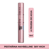 Set Maybelline Máscara Sky High + Labial Superstay Vinyl Ink Peppy