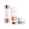 Pack Reparación Intensa Para Cabello Dañado Wella FUSION: Shampoo 250 ml + Acondicionador 200 ml + Amino Refiller 70 ml