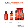 Pack para Cabello con Frizz Redken Frizz Dismiss Shampoo 300 ml + Acondicionador 300 ml + Mascarilla 250 ml + Leave In Rebel Tame 250 ml